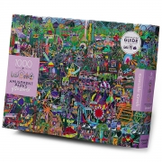 Crocodile Creek Puzzel - Pretparken - 1000 stukken (7j+) Leuke, uitdagende puzzel met 1000 stukken van gerecycleerd karton